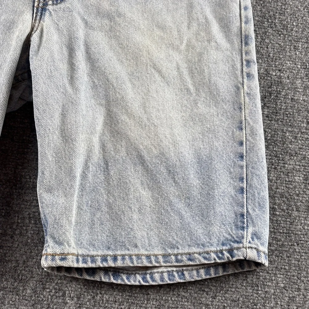 Vintage 90s Levi's 550 Orange Tab Shorts W34 Blank Tab Rare Light Wash Jorts